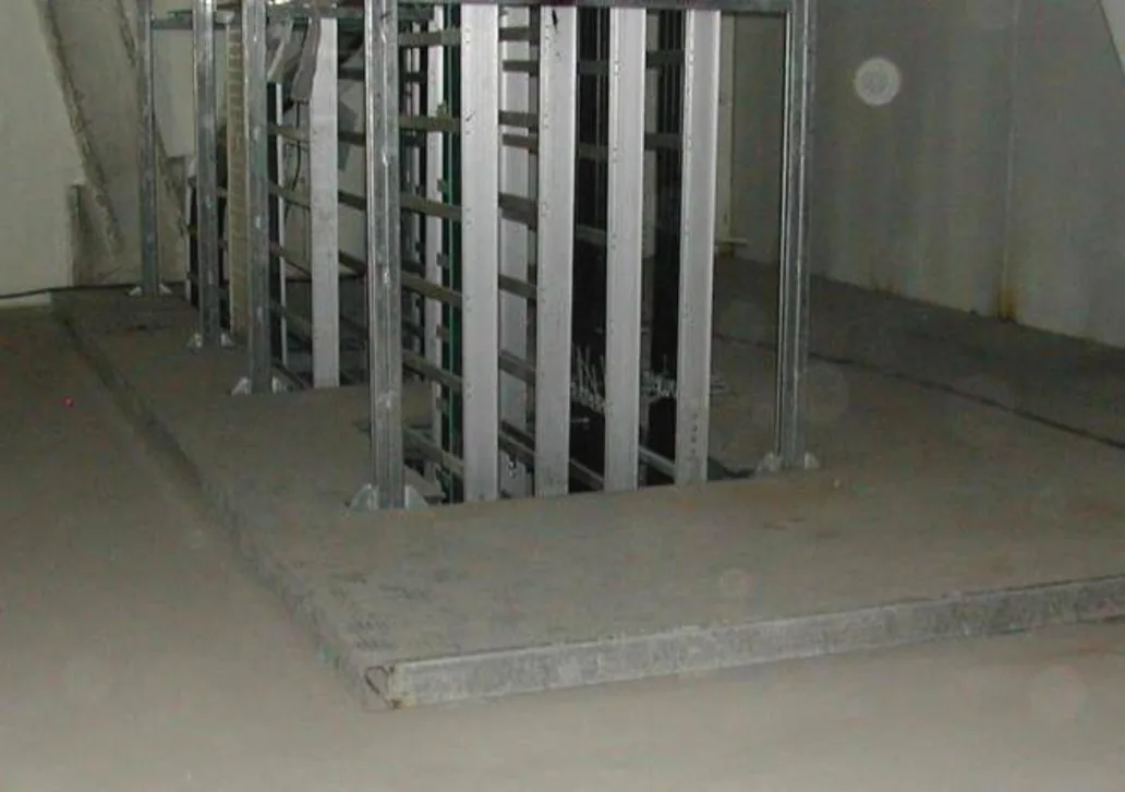廣輝電子廠房設備基座防火補強照片